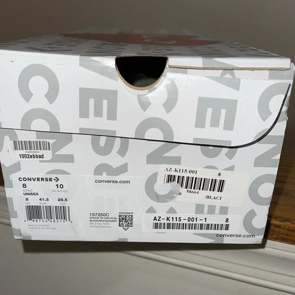 Comme des Garçons x Chuck Taylor All Star 70 Hi black polka dot - Picture 6 of 7